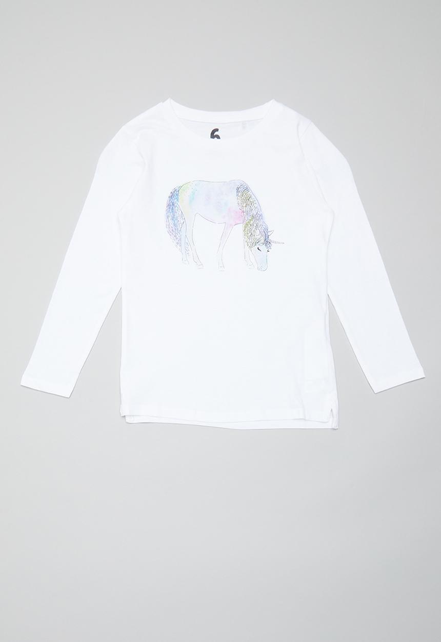 Cotton On - Penelope long sleeve tee - white