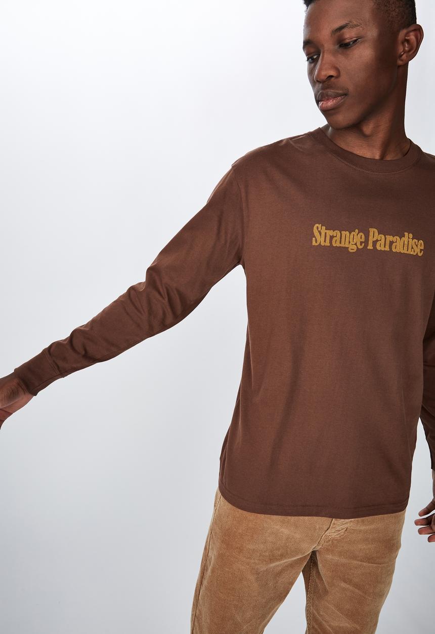 Cotton On - Tbar long sleeve - brown 