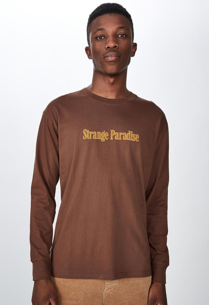 Cotton On - Tbar long sleeve - brown 