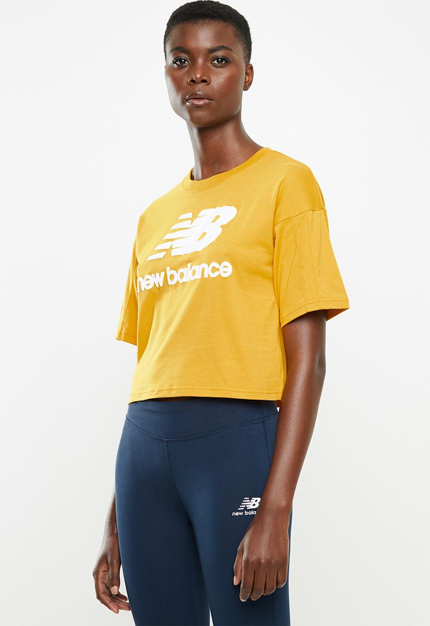 New Balance  - Future icons stacked tee - yellow 