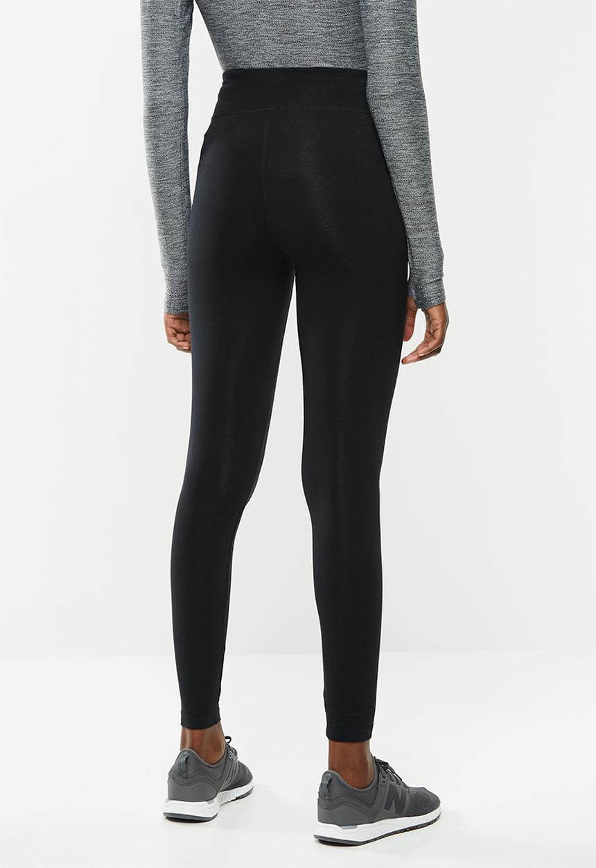 New Balance  - Essential stacked logo legging - black