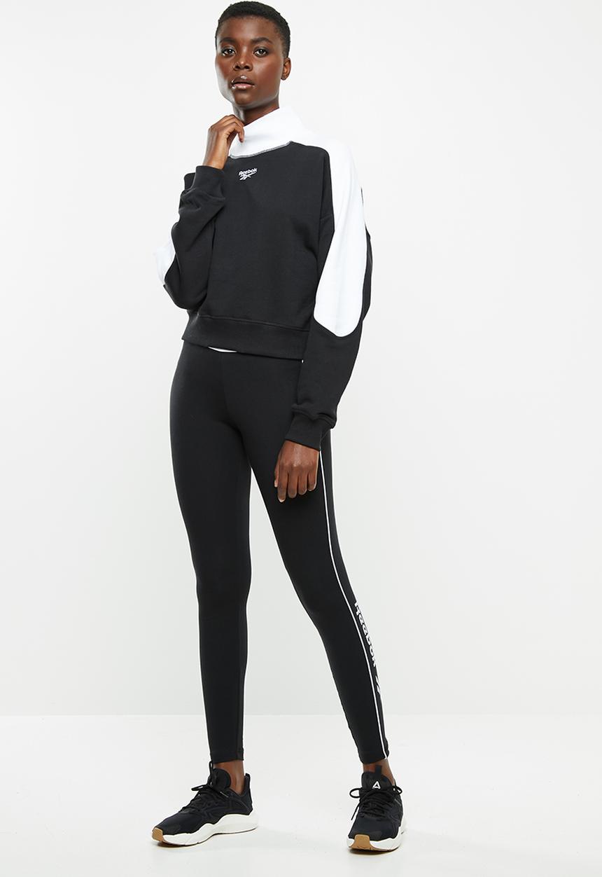 Reebok - Classics turtleneck - black & white 