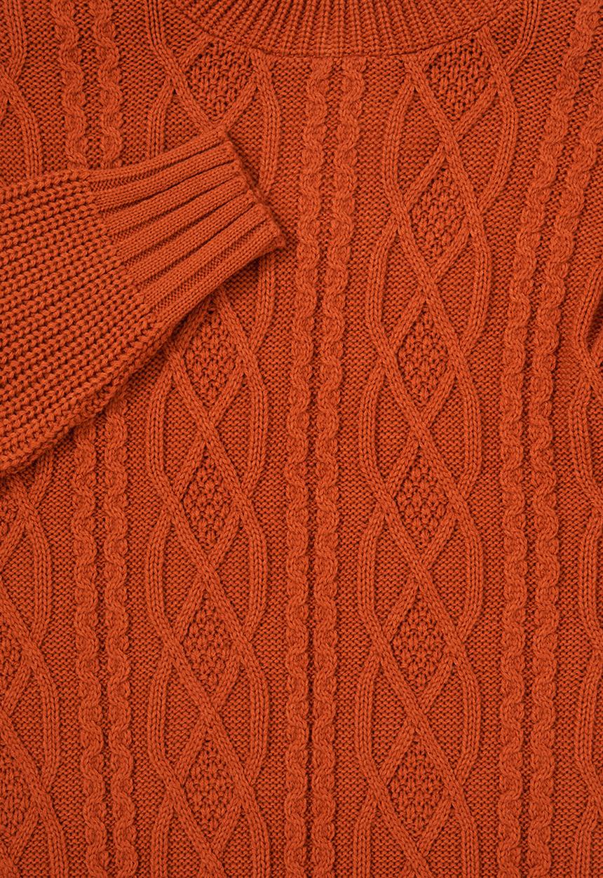 Superbalist - Cable knit jumper - orange