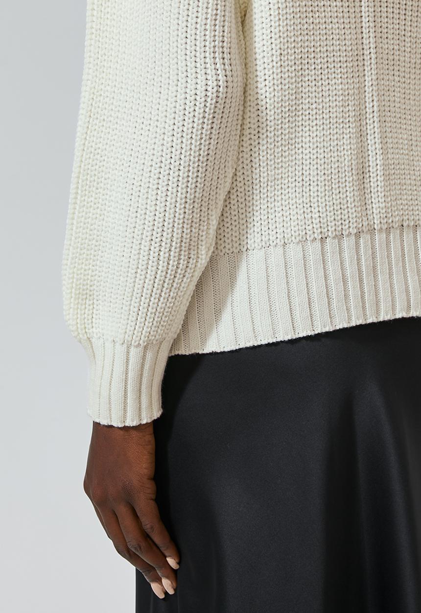 Superbalist - Cable knit jumper - cream