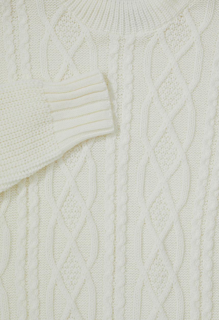Superbalist - Cable knit jumper - cream