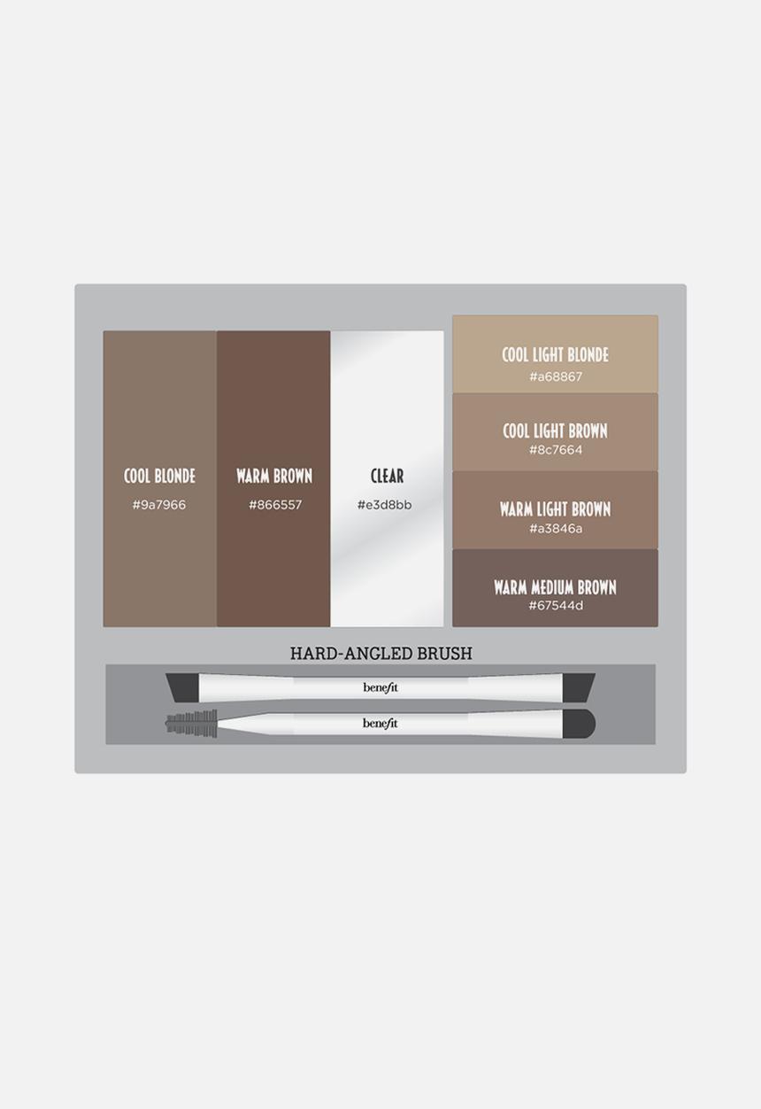 Benefit Cosmetics - Brow Zings Pro Palette - Light to Medium