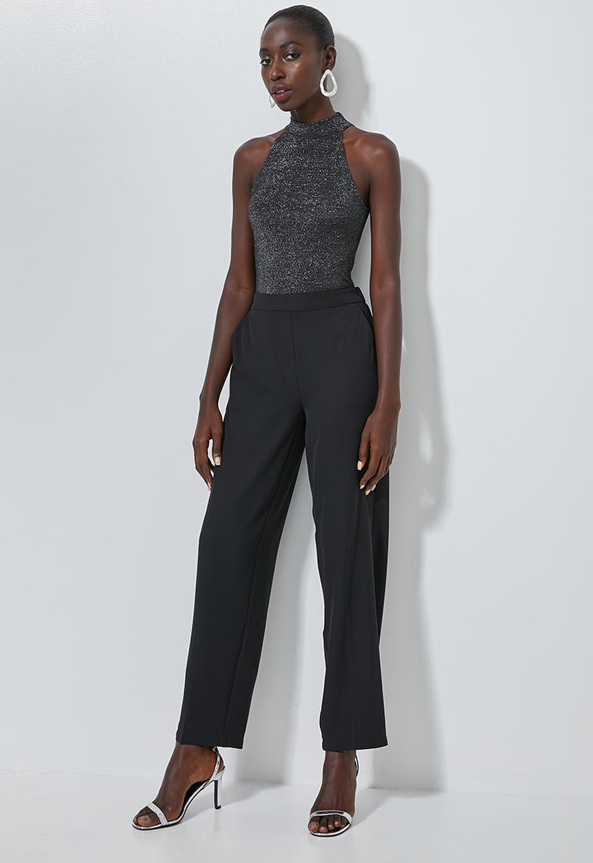 Superbalist - Glitter knit bodysuit - black