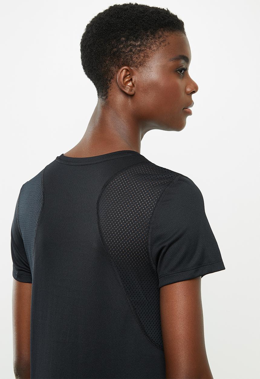 Nike - Nike run short sleeve top - black