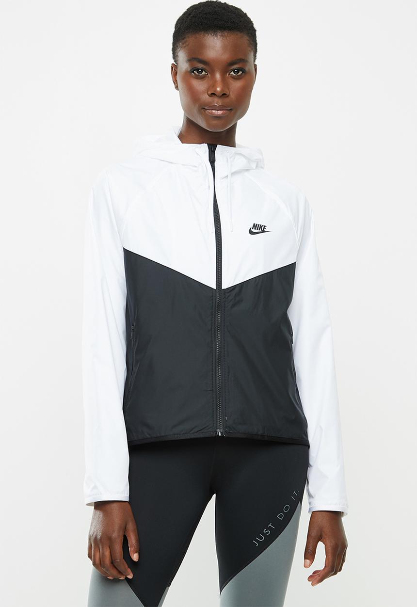 Nike - Nsw windrunner jacket - black & white
