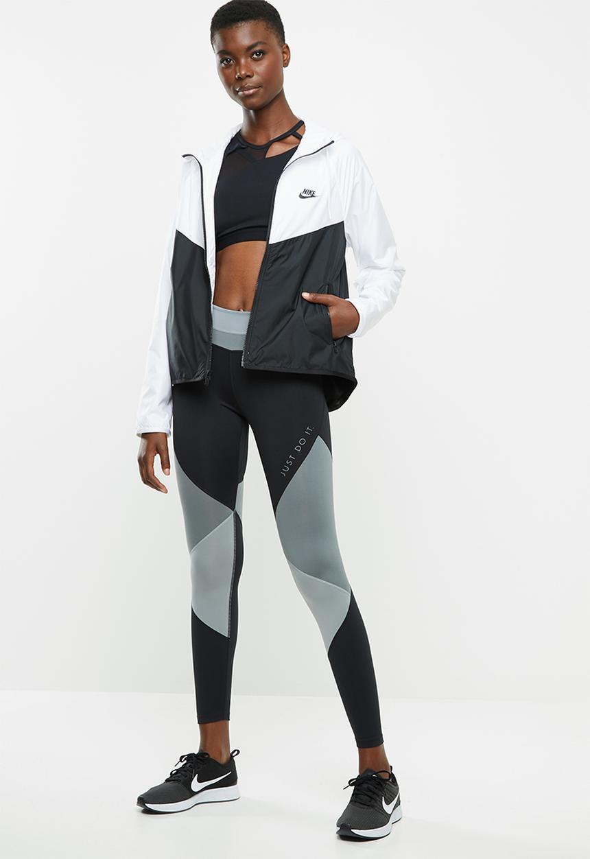 Nike - Nsw windrunner jacket - black & white