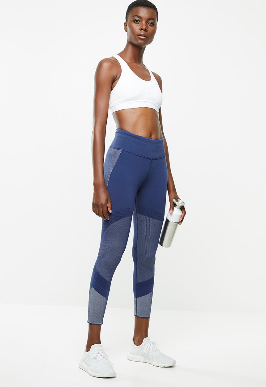 adidas - 25/7 running tights - tech indigo/grey