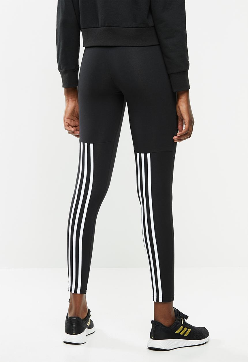 adidas Performance - Mh 3 stripe tights - black