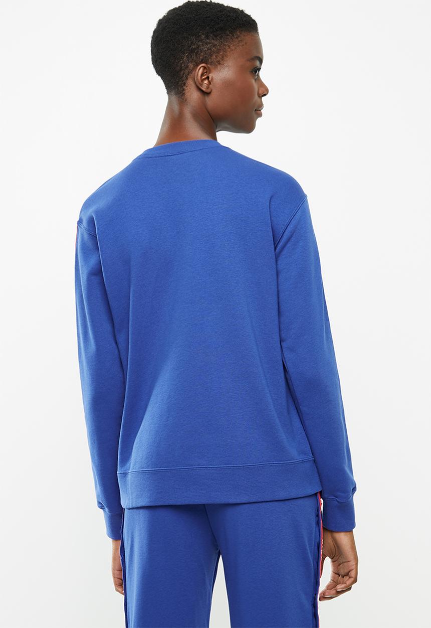 Nike - Nike sweatshirt with tape detail - blue