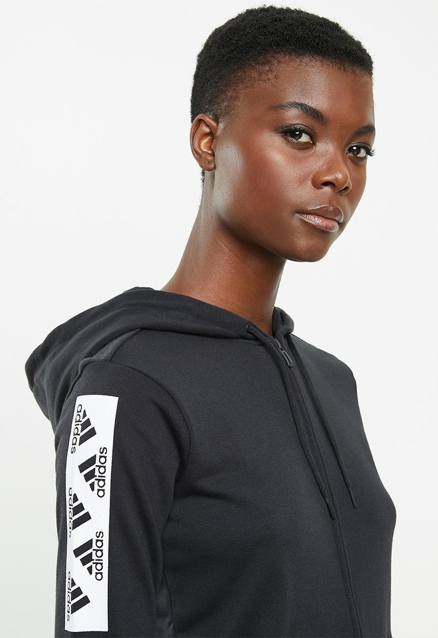 adidas Performance - Block fz hoodies - black