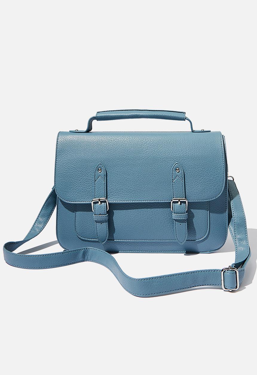 Typo - Milton satchel - petrol blue