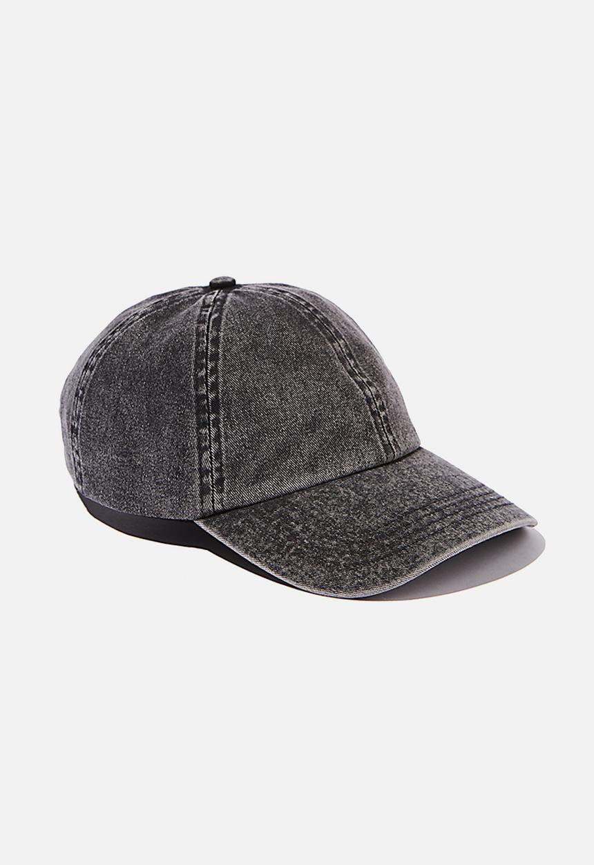 Rubi - Kaia cap - black snow wash denim