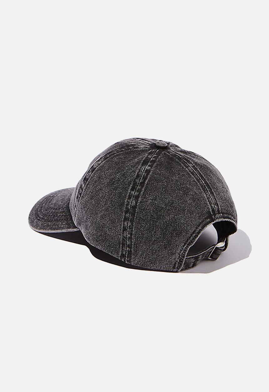 Rubi - Kaia cap - black snow wash denim
