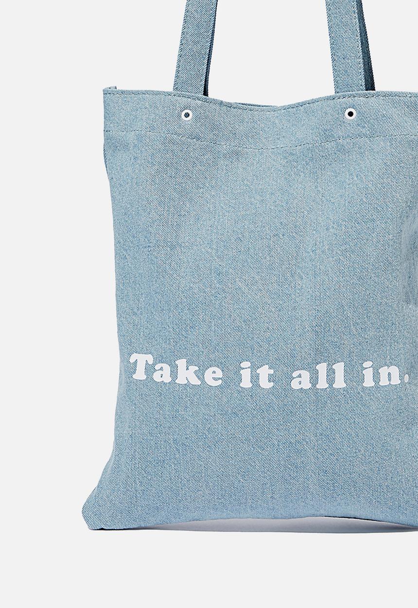 Rubi - Take it all in tote - denim