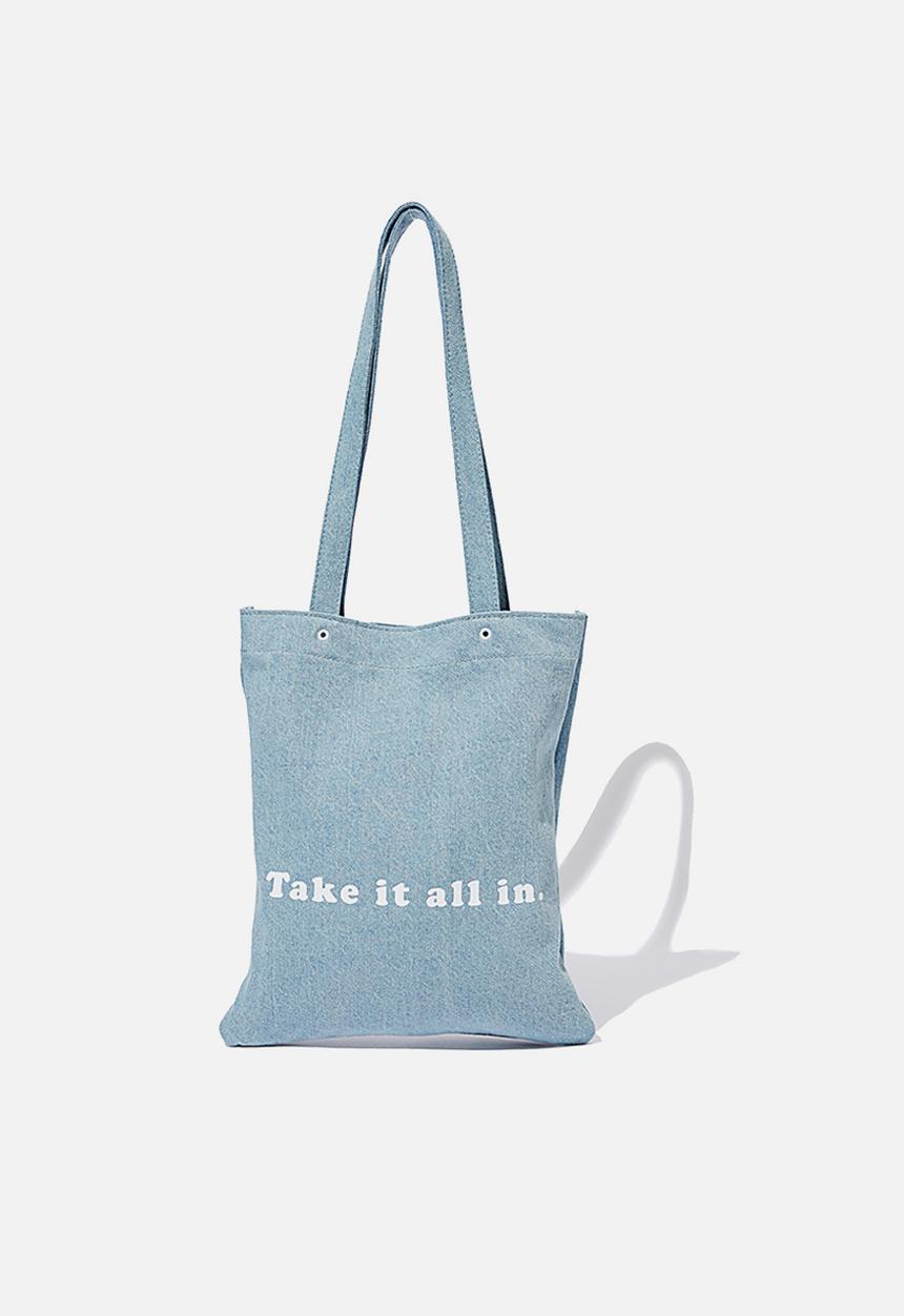 Rubi - Take it all in tote - denim