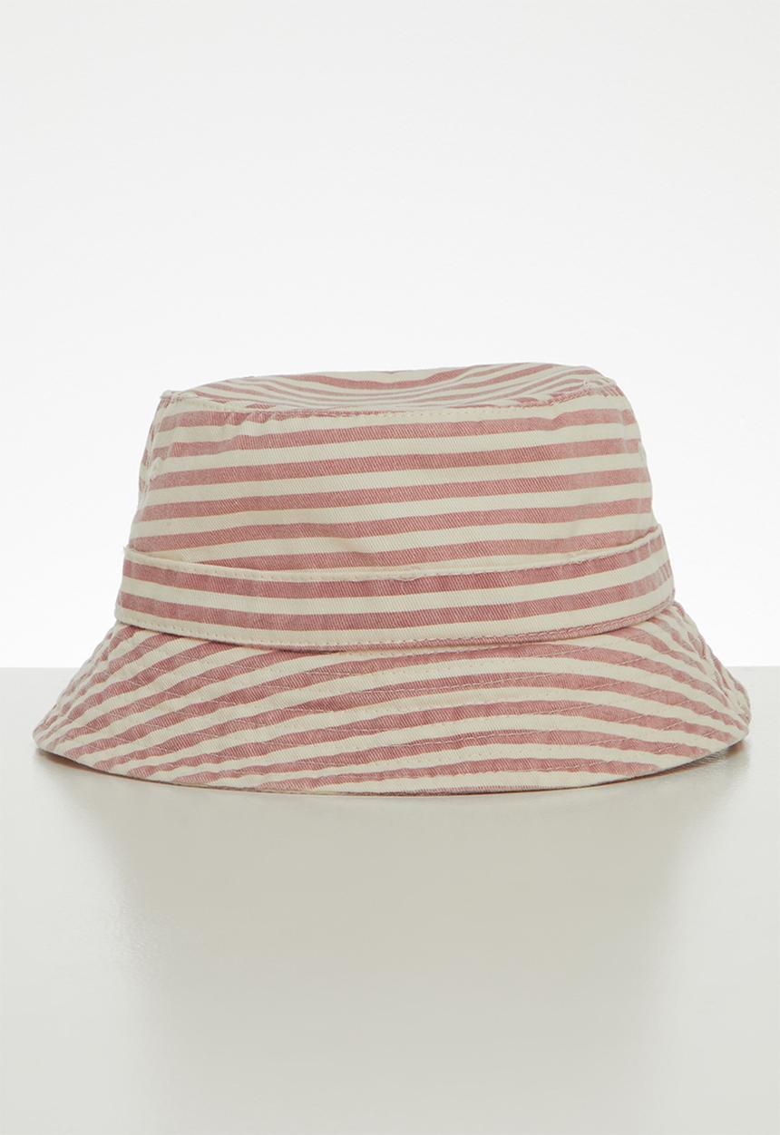 Cotton On - Baby bucket hat - white & pink 