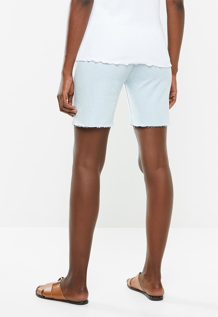 Cotton On - Maternity bermuda shorts - blue