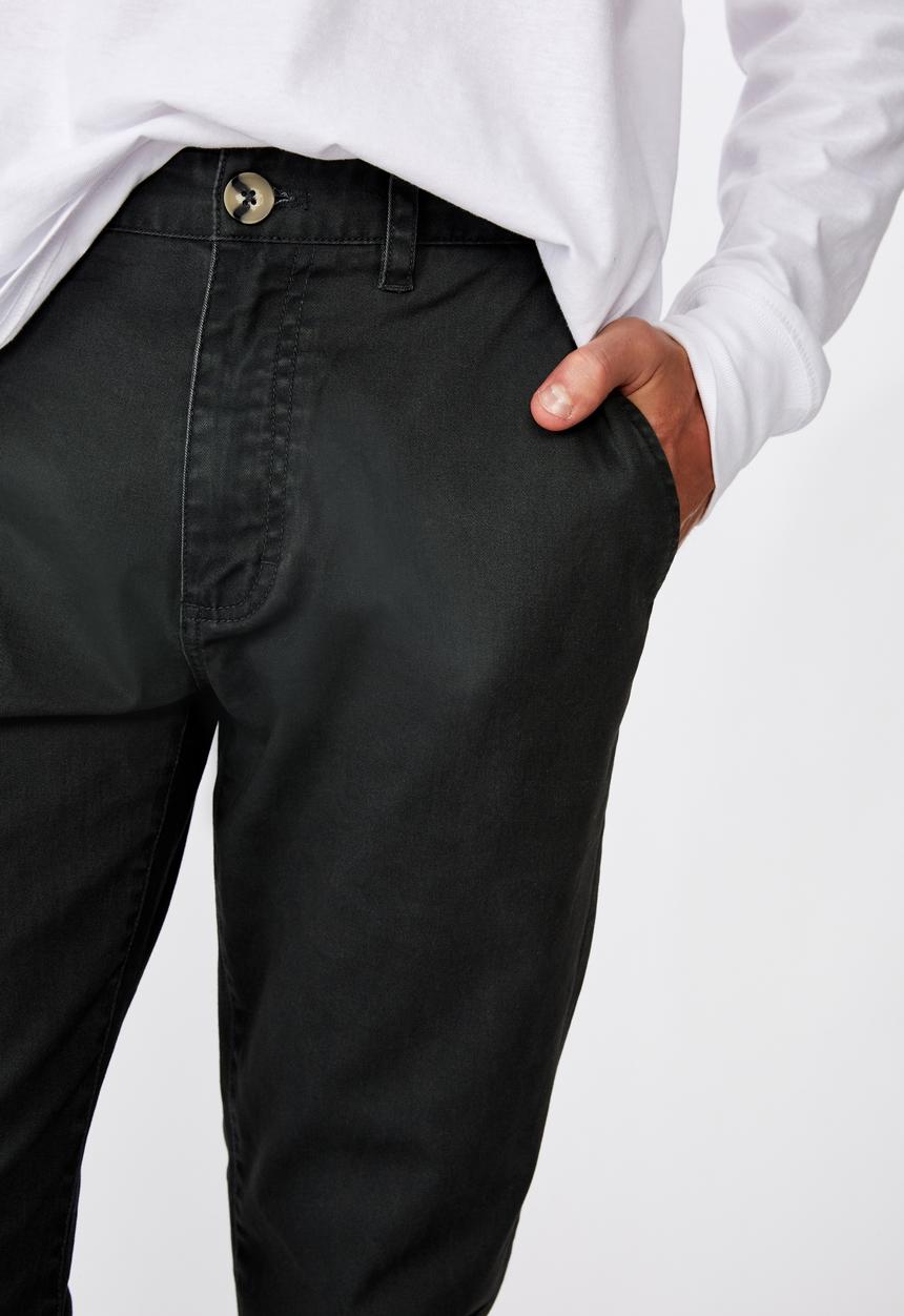 Cotton On - Skinny stretch chino - deep green