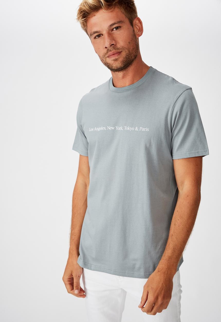 Cotton On - Tbar text T-shirt - citadel