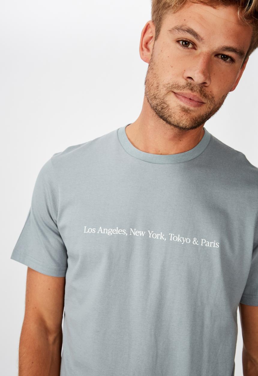 Cotton On - Tbar text T-shirt - citadel