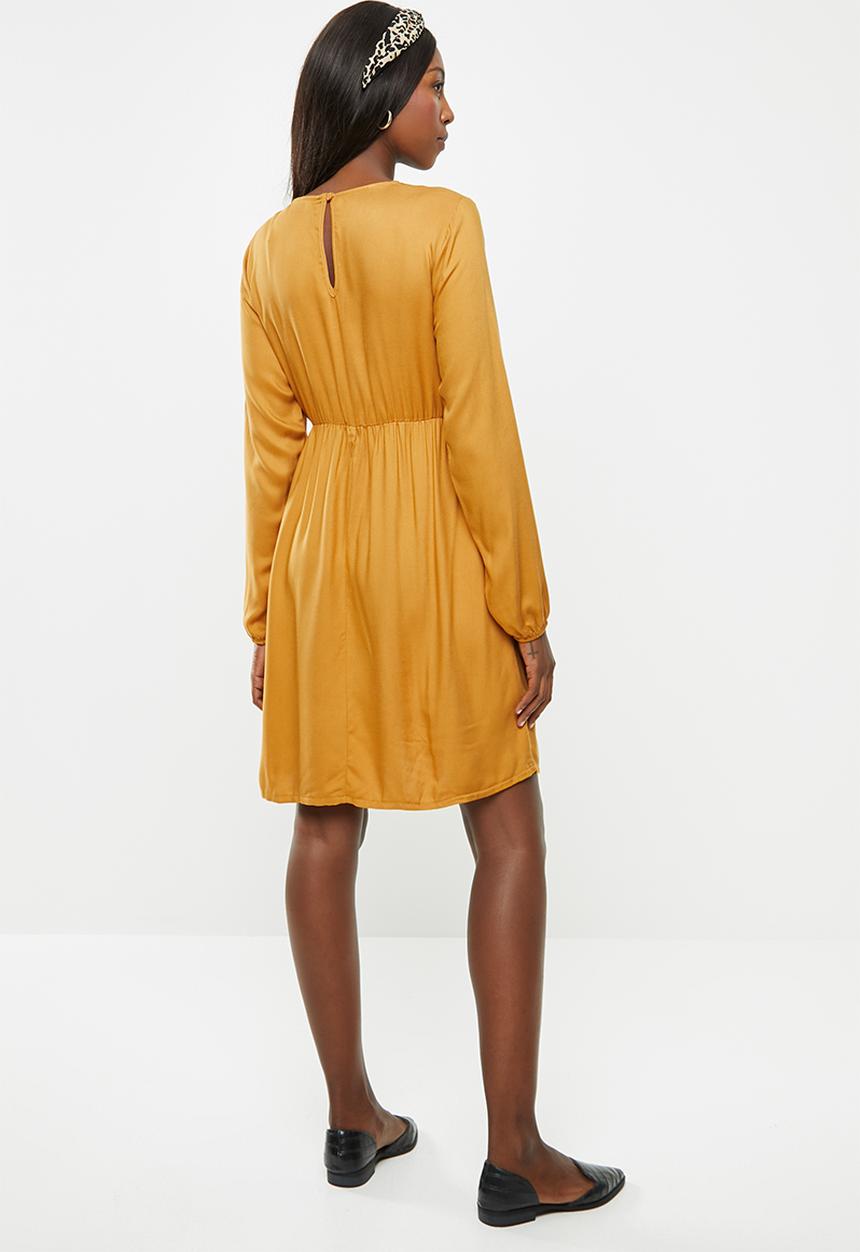 Superbalist -  Maternity  Babydoll sweater dress - mustard