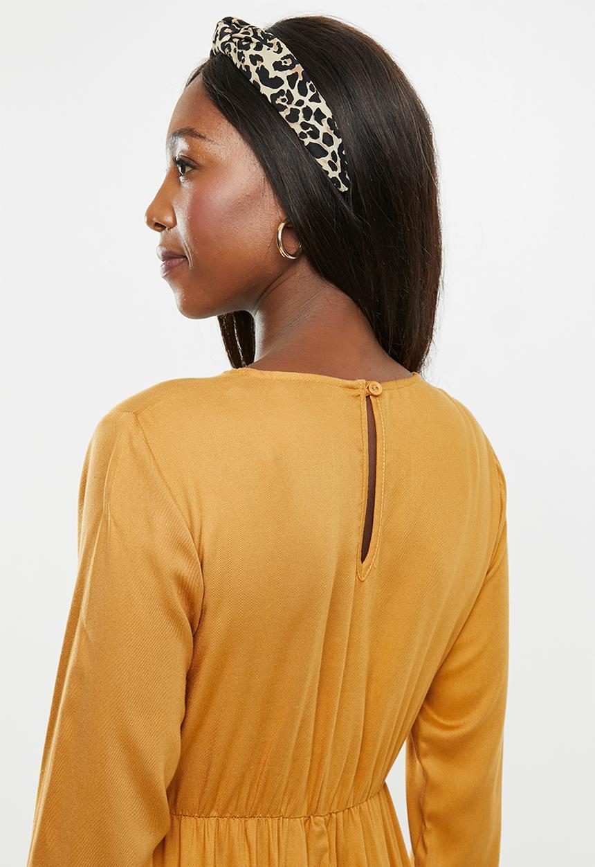 Superbalist -  Maternity  Babydoll sweater dress - mustard