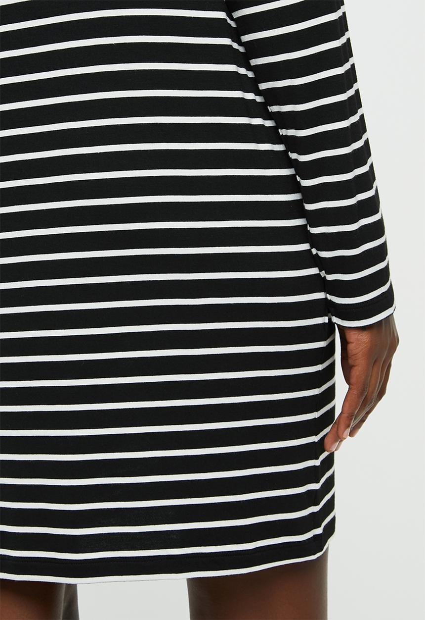 Superbalist - Maternity Long sleeve tee dress - stripe