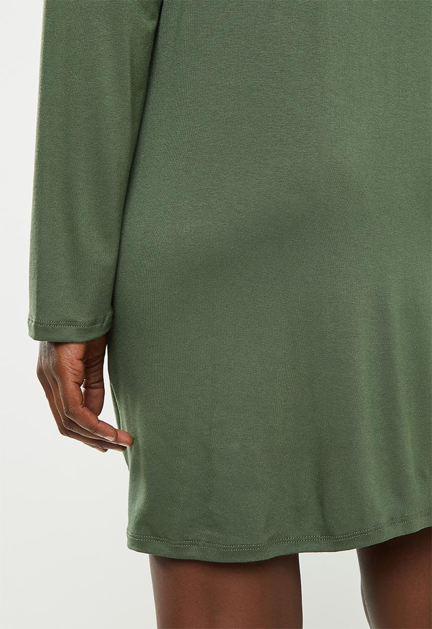 Superbalist - Maternity Long sleeve tee dress - khaki