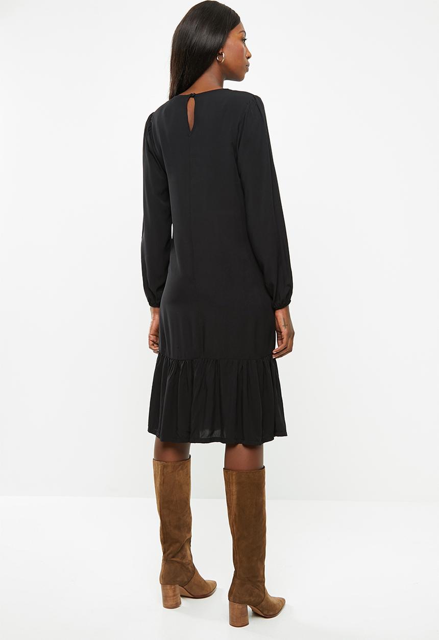 Superbalist - Maternity Tier midi dress - black
