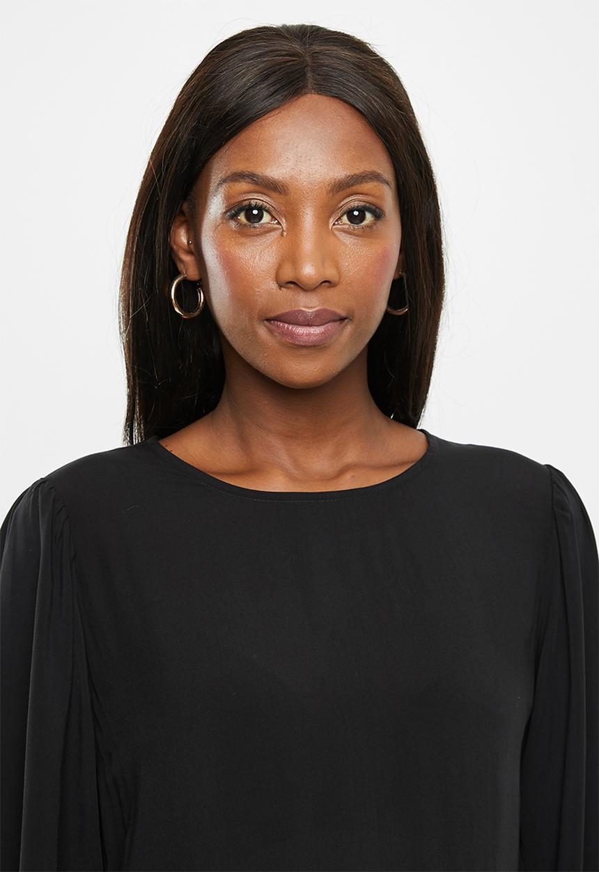Superbalist - Maternity Tier midi dress - black