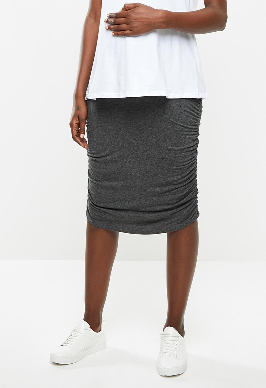 Superbalist - Ruched maternity skirt - charcoal