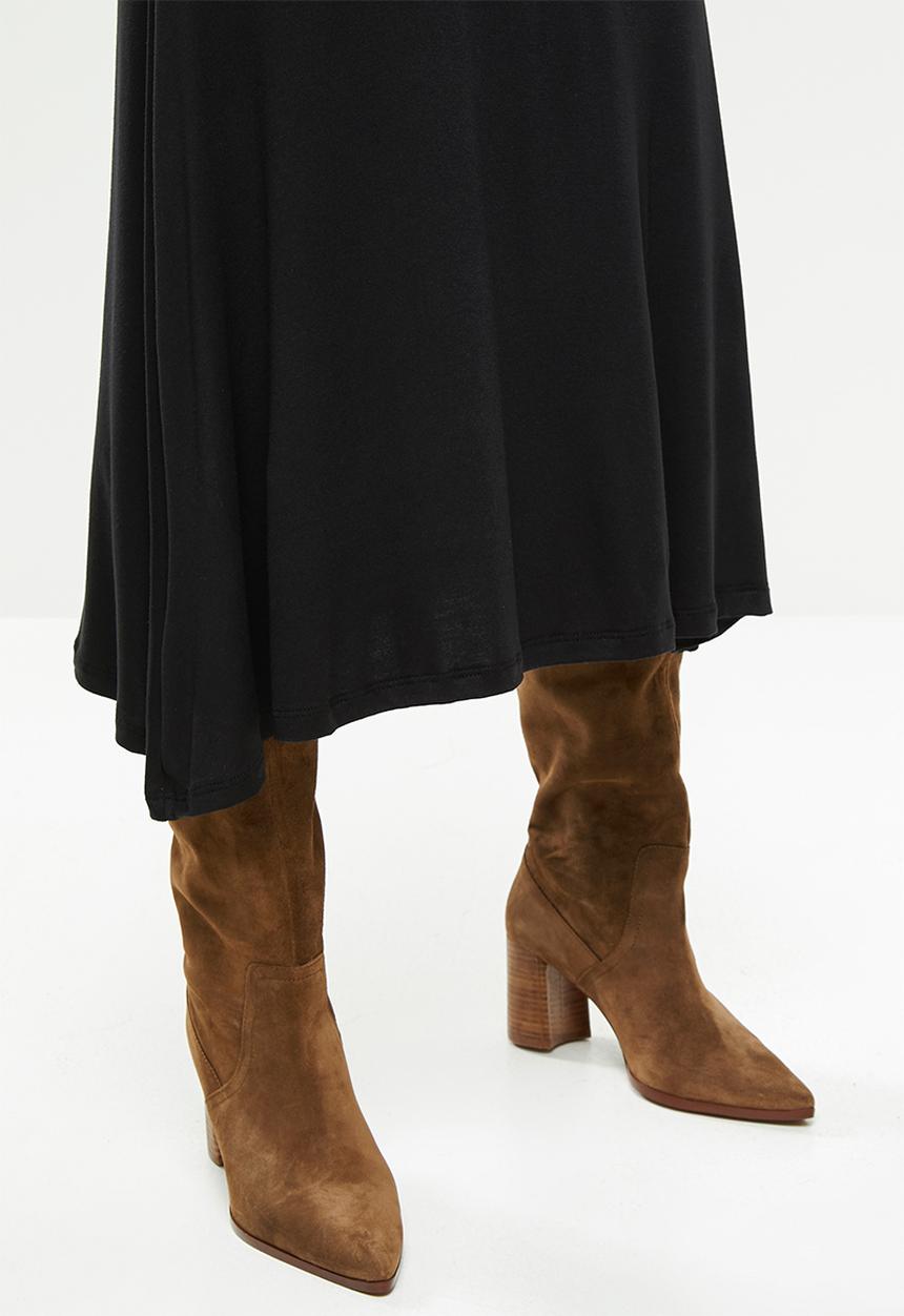 Superbalist - Maternity knit midi skirt - black