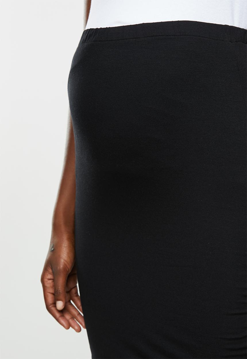 Superbalist - Ruched maternity skirt - black