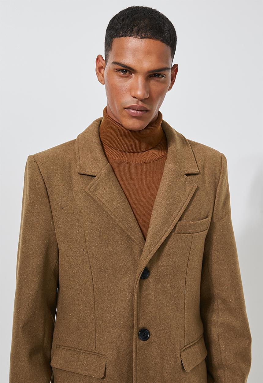 Superbalist - Smart overcoat - brown