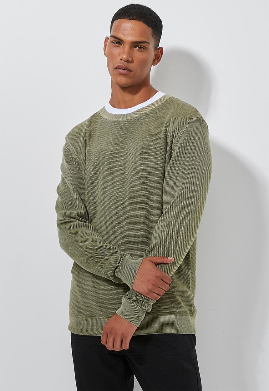 Superbalist - Authentic textured knit - khaki 