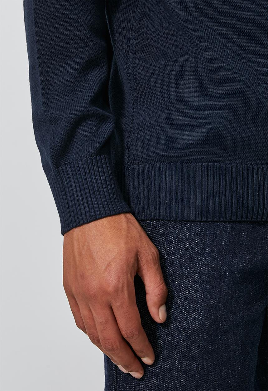 Superbalist - Premium slim fit roll neck knit - navy
