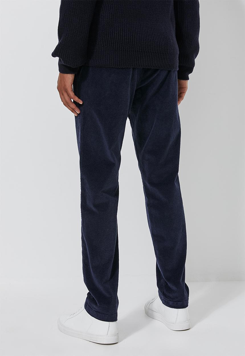 Superbalist - Elasticated waistband corduroy pants - navy