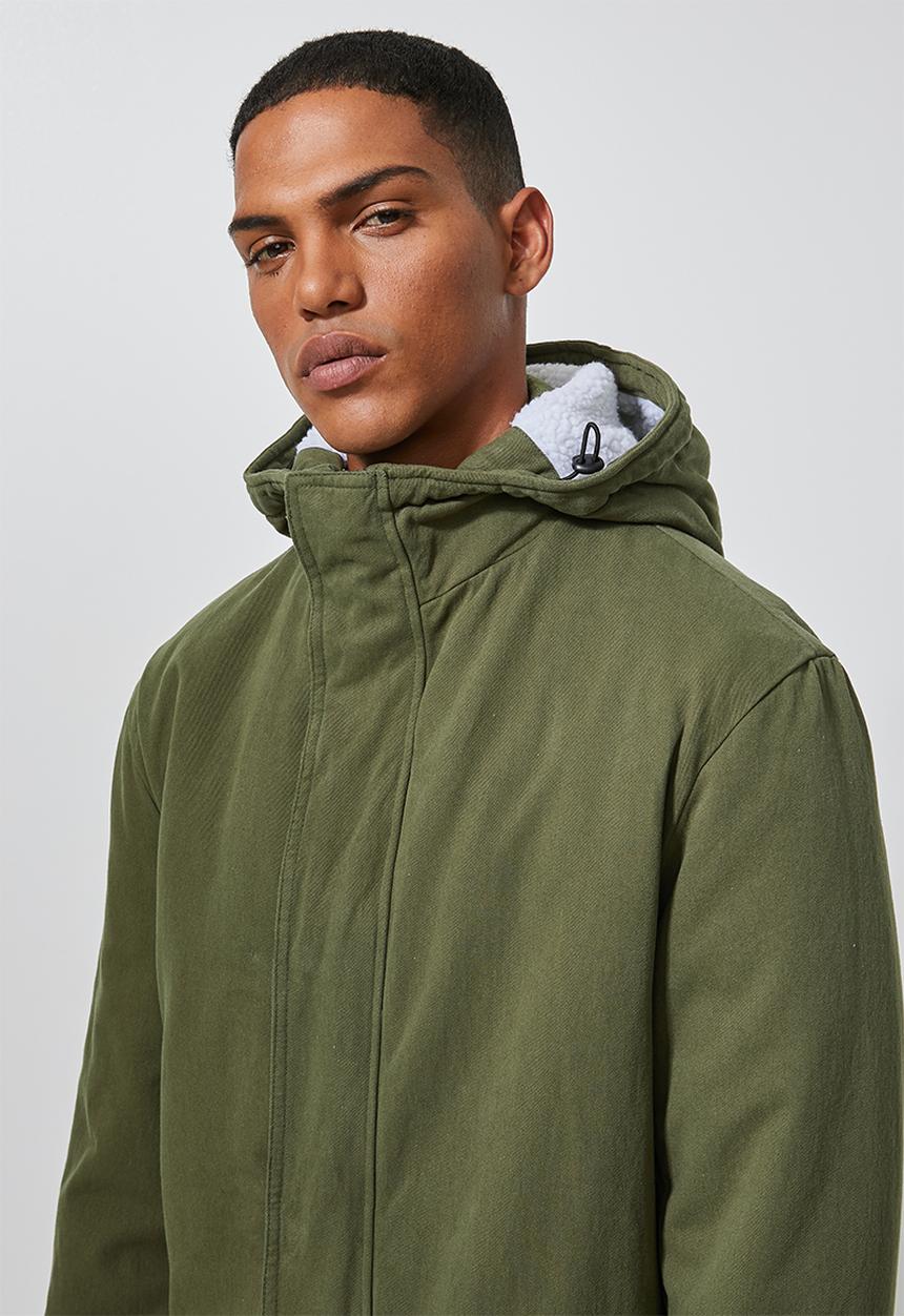 Superbalist - Padded parka jacket - khaki