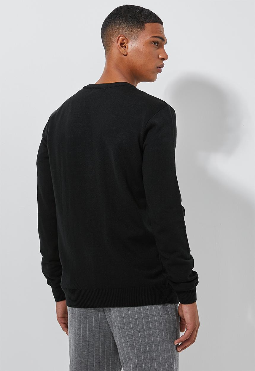 Superbalist - Lightweight button through cardi - black
