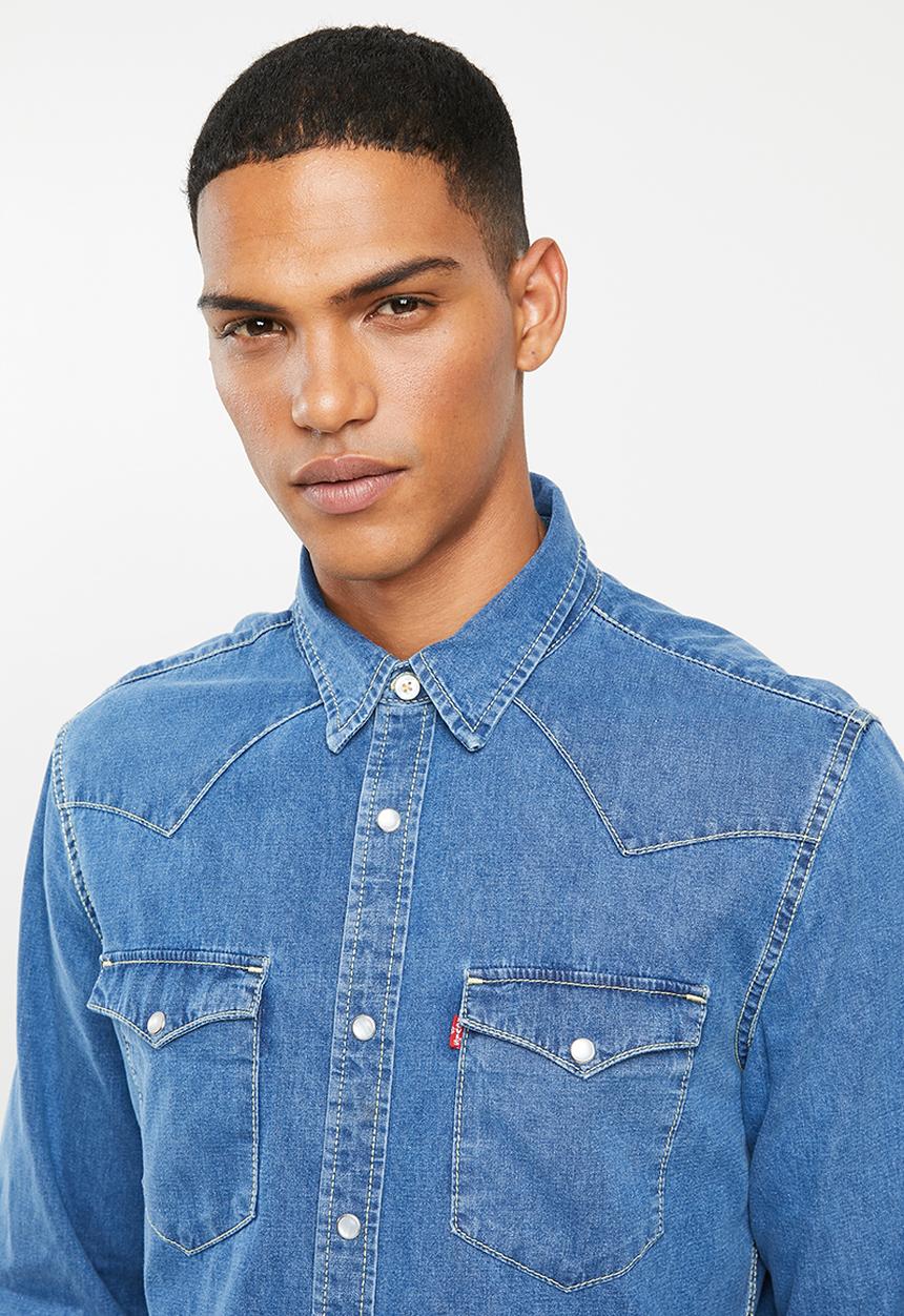 Levi’s® - Classic western denim shirt - blue