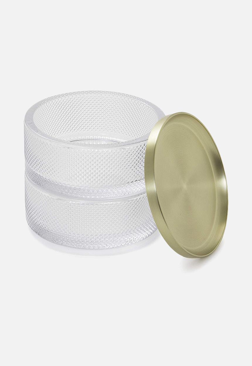Umbra - Tesora glass box brass - gold 