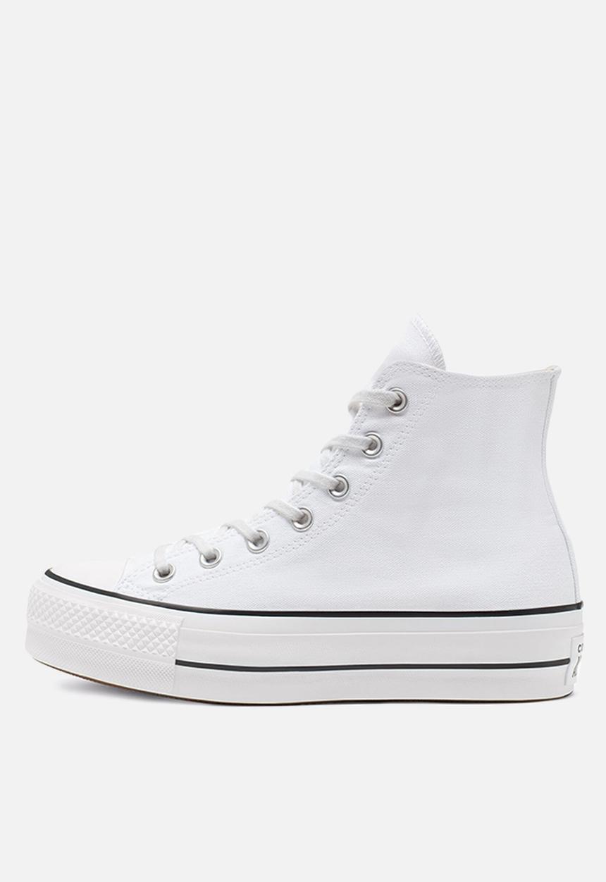 Converse - Hi Chuck Taylor All Star Lift Platform Canvas - White/Black/White