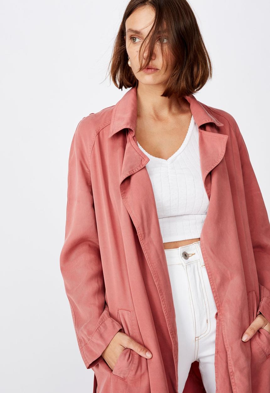Cotton On - Must have trench - pink 