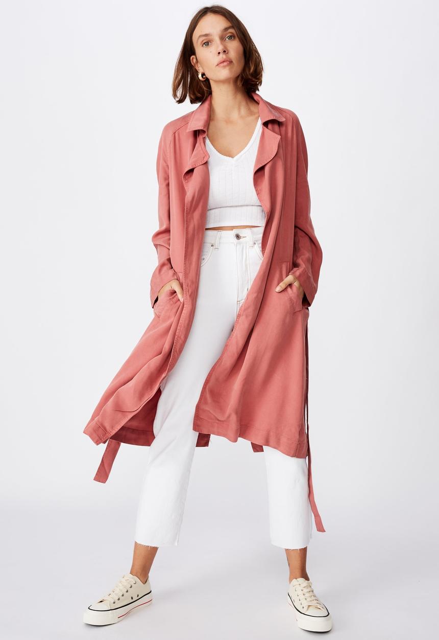 Cotton On - Must have trench - pink 