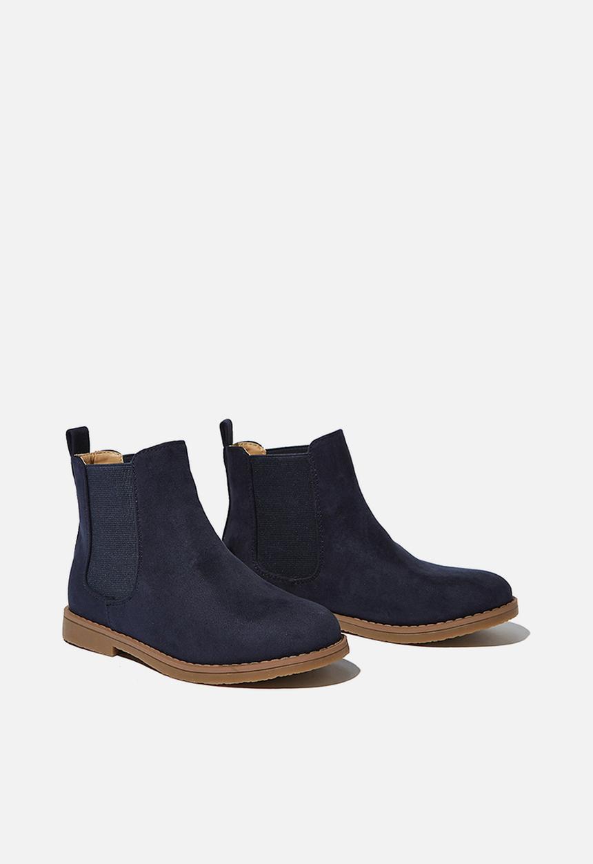 Cotton On - Chelsea gusset boot -  navy