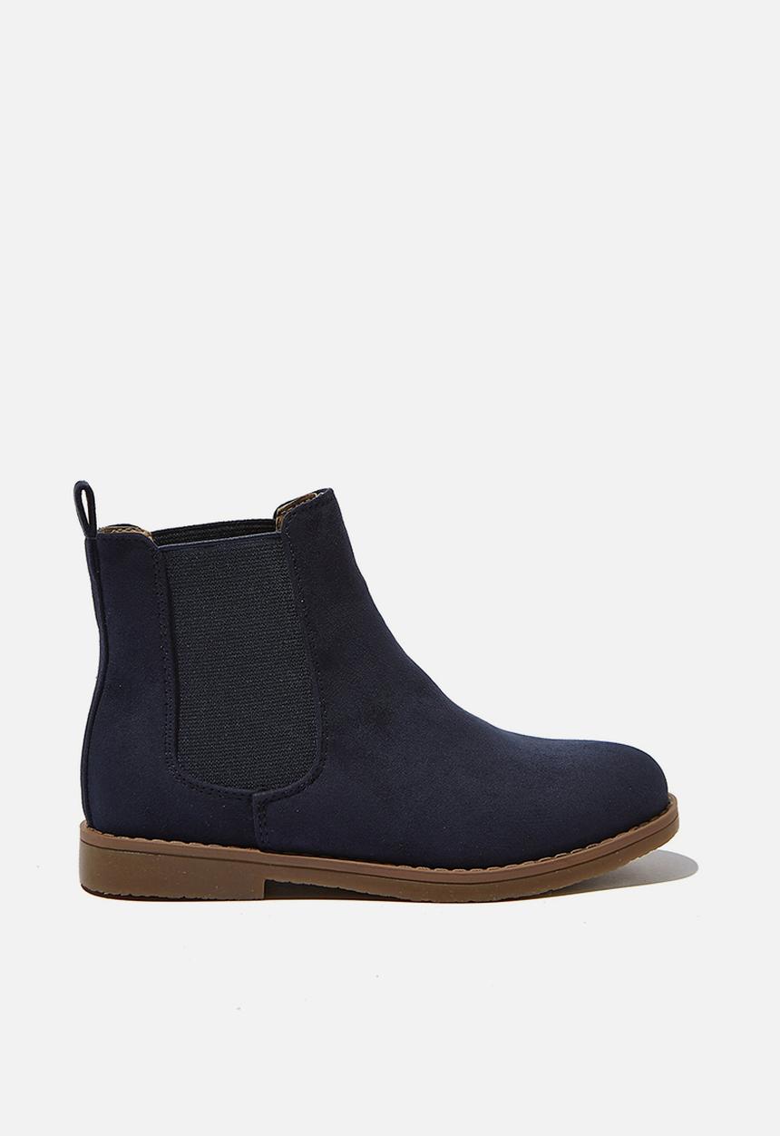 Cotton On - Chelsea gusset boot -  navy